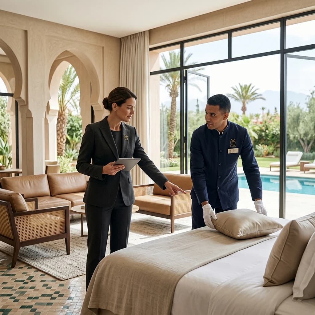H2A guest greeting concierge